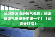 深圳新喷漆房废气处理：喷漆房废气处理多少钱一个？【蓝青天环保】