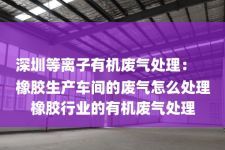 深圳等离子有机废气处理：
橡胶生产车间的废气怎么处理橡胶行业的有机废气处理