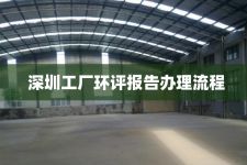  深圳工厂环评报告办理流程