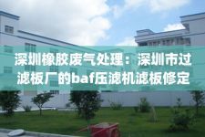 深圳橡胶废气处理：深圳市过滤板厂的baf压滤机滤板修定