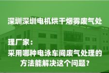 深圳深圳电机烘干烟雾废气处理厂家：
采用哪种电泳车间废气处理的方法能解决这个问题？