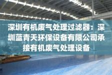 深圳有机废气处理过滤器：深圳蓝青天环保设备有限公司承接有机废气处理设备